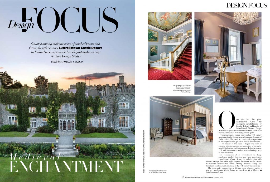 Luttrellstown Castle Resort makeover by Ventura Design