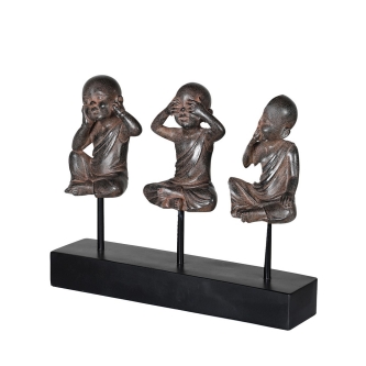 Set of 3 'No Evil' Buddhas